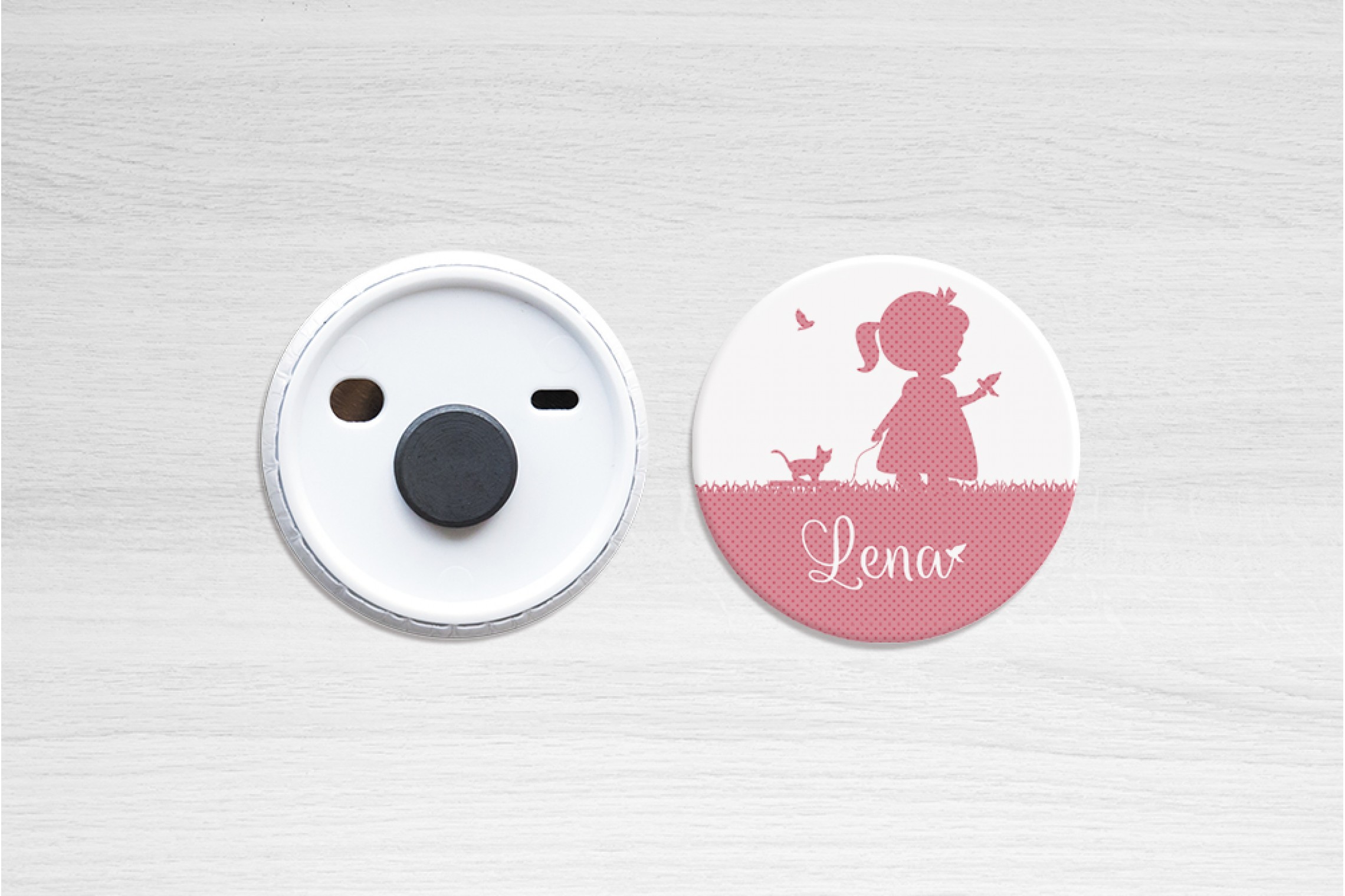 Schattig meisje met vogel